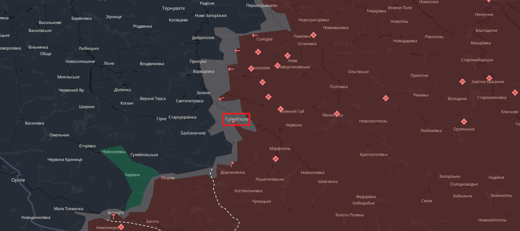 Місто зруйноване, росіян у рази більше: у Силах оборони розповіли про бої в Гуляйполі